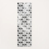 Personalisierte beste Mama je schwarze Gefärbte Kr Yogamatte (Vorderseite)