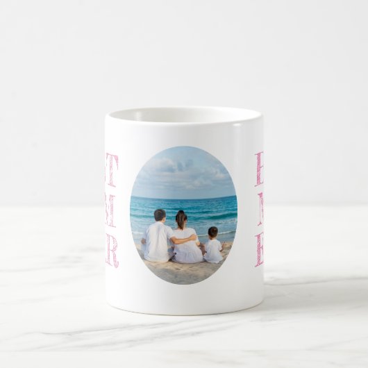 Personalisierte Beste Mama je Tasse mit Foto (Mittel)