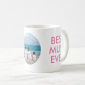 Personalisierte Beste Mama je Tasse mit Foto (VorderseiteRechts)