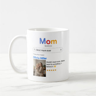Personalisierte beste Mama mit individuellem Foto, Kaffeetasse