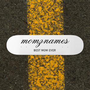 Personalisierte Beste-Mutter-aller-Zeiten-Kalligra Skateboard