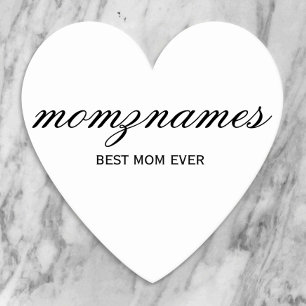 Personalisierte Beste-Mutter-aller-Zeiten-Kalligra Untersetzer