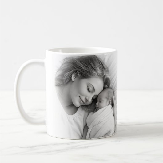 Personalisierte Beste-Mutter-aller-Zeiten-Mutterta Kaffeetasse (Links)