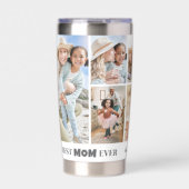 Personalisierte beste Mutter Foto-Collage Mutter Thermobecher (Vorderseite)