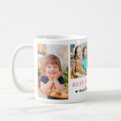 Personalisierte Beste Nanny Ever 4 Foto-Collage Kaffeetasse (Links)