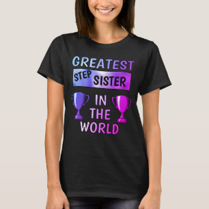 Personalisierte beste SchrittSchwester T-Shirt