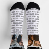Personalisierte Beste Schwester überhaupt Foto-Vor Socken (Oben)