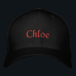 Personalisierte bestickte Baseballkappe<br><div class="desc">Personalisierte Obergrenzen</div>