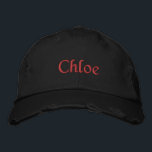 Personalisierte bestickte Baseballkappe<br><div class="desc">Personalisierte Obergrenzen</div>