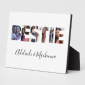 Personalisierte Bestie BESTE FREUNDIN Beste Freund Fotoplatte (Seite)