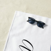 Personalisierte Bestie BESTE FREUNDIN Beste Freund Strandtuch (Beispiel)