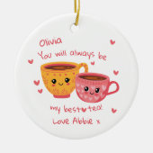 Personalisierte Bestie-Foto-Geschenke Keramik Ornament (Vorne)