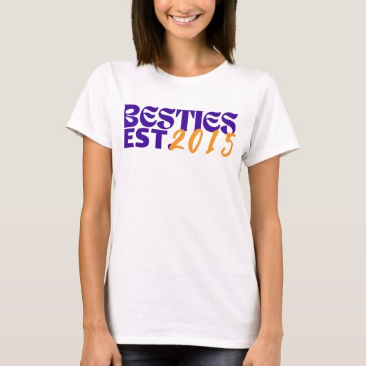 Personalisierte Bestien, beste Freunde, Girls Week T-Shirt (Vorderseite)