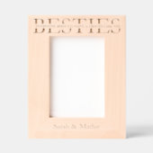 Personalisierte Besties Freundschaft Gravur Rahmen (Vorderseite)