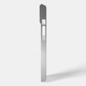 Personalisierte Bezeichnung aus gebürstetem Metall Case-Mate iPhone Hülle (Rückseite / Links)