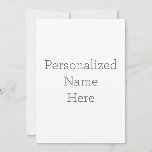 Personalisierte Bezeichnung Einladung (Vorderseite)
