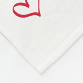 Personalisierte Bezeichnung für Ihre Tochter Fleecedecke (Ecke)