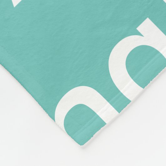 Personalisierte Bezeichnung für Kinder Fleecedecke (Ecke)