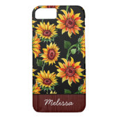 Personalisierte Bezeichnung für rustikale Sonnenbl Case-Mate iPhone Hülle (Rückseite)