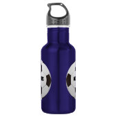 Personalisierte Bezeichnung Fußball-Ball Edelstahlflasche (Rückseite)