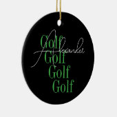 Personalisierte Bezeichnung Moderne Typografie Keramik Ornament (Rechts)