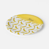 Personalisierte Bezeichnung Pappteller (Schrägansicht)