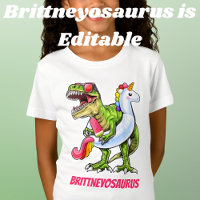 Personalisierte Bezeichnung Saurus Cool T-Rex Somm