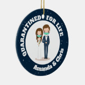 Personalisierte Bezeichnungen, die für das Leben u Keramik Ornament (Rechts)