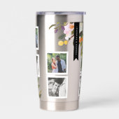 Personalisierte Bezeichnungen für farbige Blumenbi Thermobecher (Links)