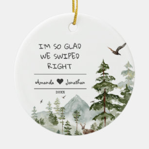 Personalisierte Beziehung, so erfreut, dass wir ri Keramik Ornament
