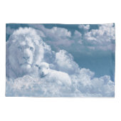 Personalisierte Bibel Verse Blue Gray Boys Pillowc Kissenbezug (Rückseite)