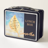 Personalisierte Bibel Verse Metal Lunch Box (Vorderseite)