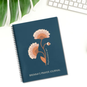 Personalisierte Bibel Verse Retro Floral Christlic Notizblock