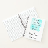 Personalisierte Bibel Verse SpiralNotebook Notizblock (Innenseite)