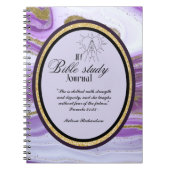 Personalisierte Bibelstudie Name und Glaubensverse Notizblock (Vorderseite)