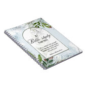 Personalisierte Bibelstudie Name und Glaubensverse Notizblock (Rechte Seite)