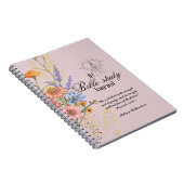 Personalisierte Bibelstudie Name und Glaubensverse Notizblock (Rechte Seite)