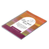 Personalisierte Bibelstudie Name und Glaubensverse Notizblock (Linke Seite)