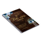 Personalisierte Bibelstudie Name und Glaubensverse Notizblock (Rechte Seite)