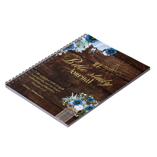 Personalisierte Bibelstudie Name und Glaubensverse Notizblock (Linke Seite)