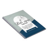 Personalisierte Bibelstudie Name und Glaubensverse Notizblock (Rechte Seite)