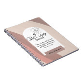 Personalisierte Bibelstudie Name und Glaubensverse Notizblock (Rechte Seite)