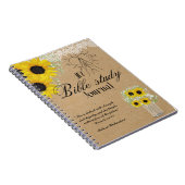 Personalisierte Bibelstudie Name und Glaubensverse Notizblock (Rechte Seite)