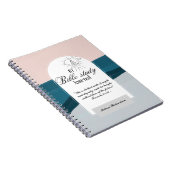 Personalisierte Bibelstudie Name und Glaubensverse Notizblock (Rechte Seite)