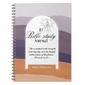 Personalisierte Bibelstudie Name und Glaubensverse Notizblock (Vorderseite)