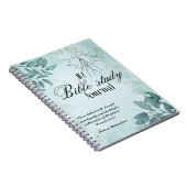 Personalisierte Bibelstudie Name und Glaubensverse Notizblock (Rechte Seite)