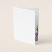 Personalisierte Bibelverse Blumengrußkarten Folienkarte (Vorderseite)