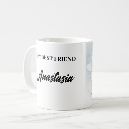 Personalisierte Bibelverse Kaffeetasse (Vorderseite Links)