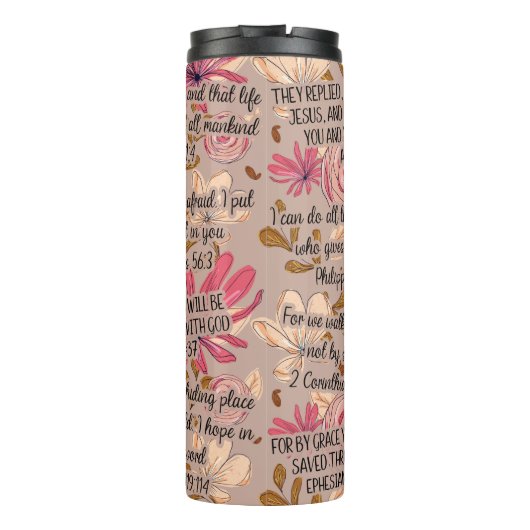 Personalisierte Bibelverse Thermosbecher (Rückseite)