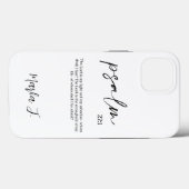 Personalisierte Bibelversion einfach Case-Mate iPhone Hülle (Rückseite (Horizontal))